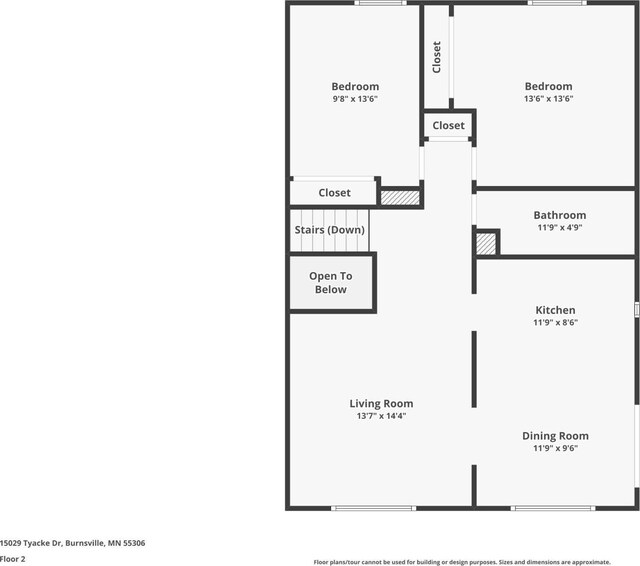 15029 Tyacke Dr, Burnsville, MN 55306 - floor plan