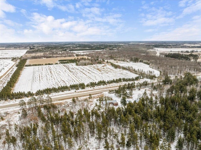 17430 280th St, Sebeka, MN 56477 - aerial view of sparsely populated area with farmland