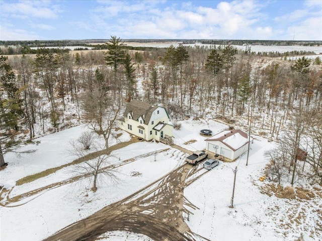 17430 280th St, Sebeka, MN 56477 - view of snowy aerial view
