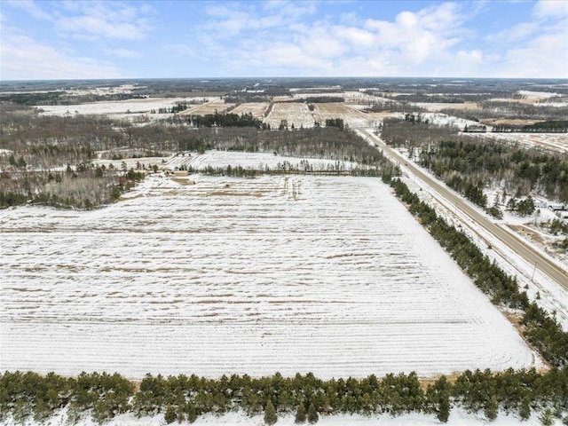 17430 280th St, Sebeka, MN 56477 - view of snowy aerial view