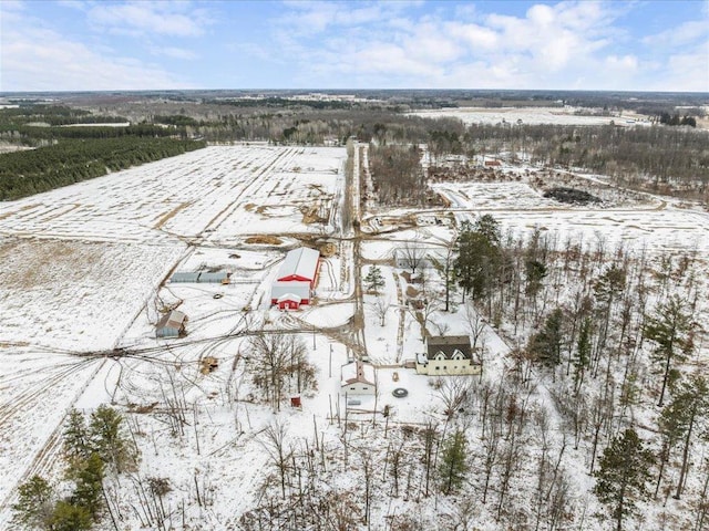 17430 280th St, Sebeka, MN 56477 - view of snowy aerial view