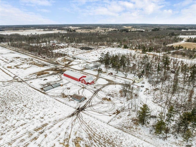 17430 280th St, Sebeka, MN 56477 - view of snowy aerial view