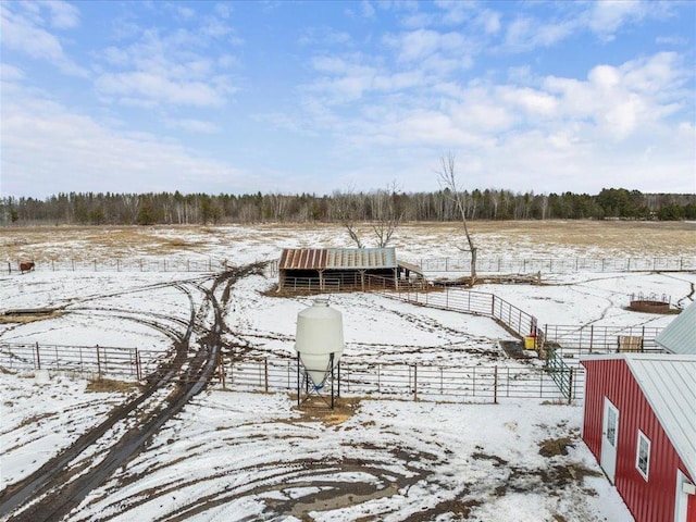 17430 280th St, Sebeka, MN 56477 - view of snowy yard