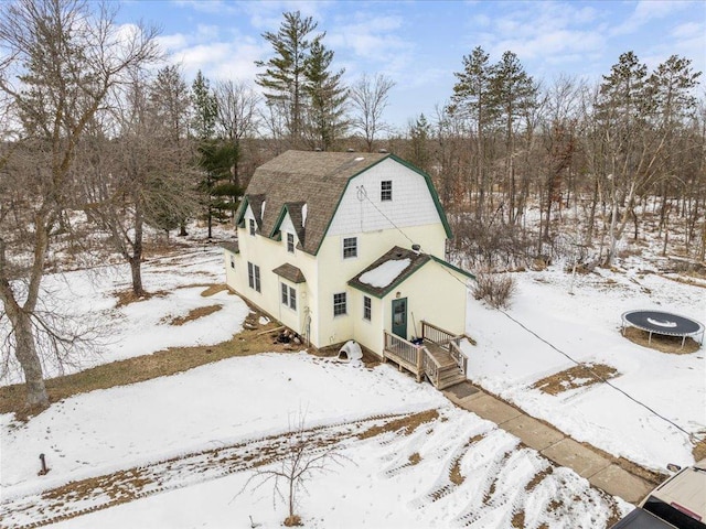 17430 280th St, Sebeka, MN 56477 - view of snowy aerial view