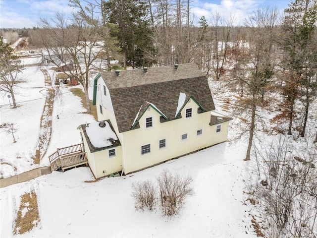 17430 280th St, Sebeka, MN 56477 - view of snowy aerial view