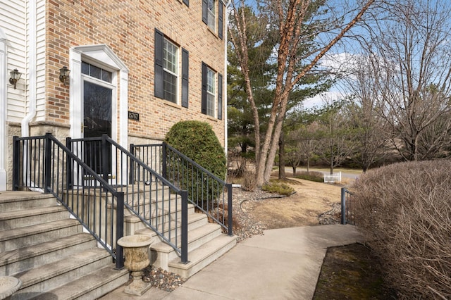 15767 Porchlight Ln, Eden Prairie, MN 55347 - view of exterior entry with brick siding