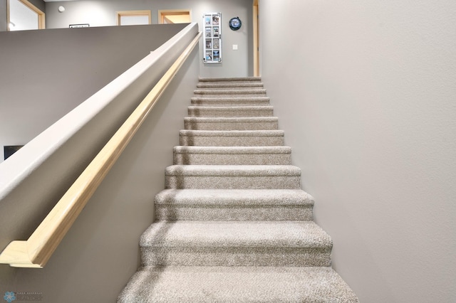 view of stairs