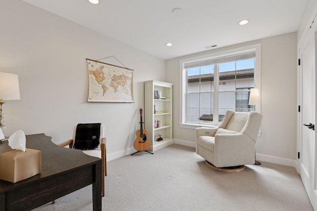 6112 Kellogg Unit 200D, Edina, MN 55424 - home office featuring carpet, baseboards, and recessed lighting