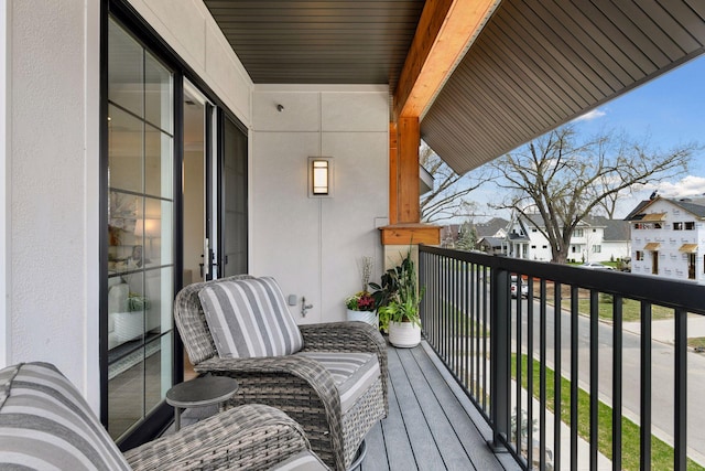 6112 Kellogg Unit 200D, Edina, MN 55424 - balcony featuring a residential view