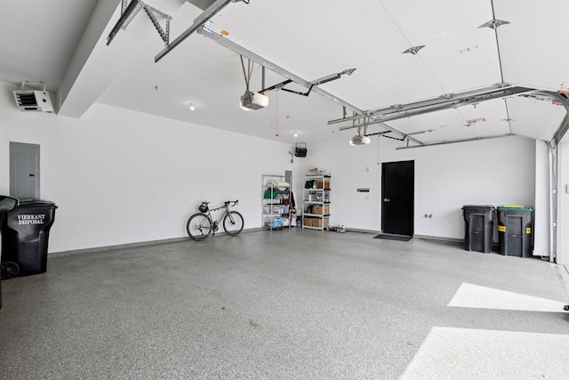 6112 Kellogg Unit 200D, Edina, MN 55424 - garage with electric panel and a garage door opener