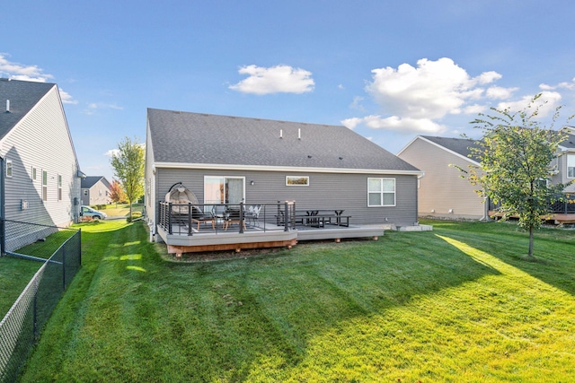 630 Stonegate Cir, Waconia, MN 55387 - back of property featuring a wooden deck