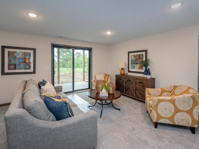 9160 62nd St S, Cottage Grove, MN 55016 - living area with carpet floors and recessed lighting