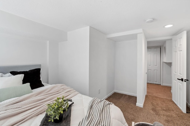 4015 Queen Ave N, Minneapolis, MN 55412 - bedroom featuring carpet flooring, baseboards, and recessed lighting