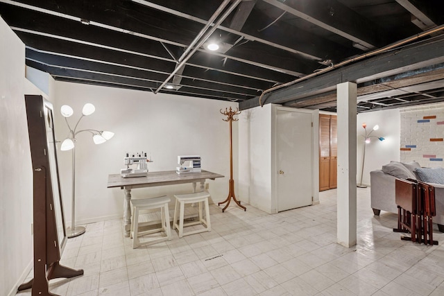 300 Diamond Lake Rd, Minneapolis, MN 55419 - finished below grade area with light floors