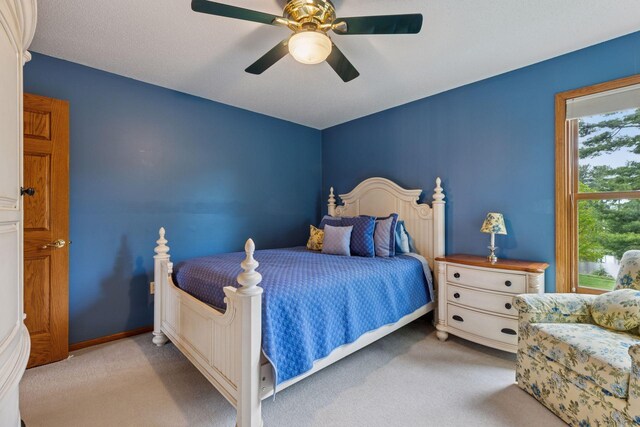 268 Saint Andrews Dr, Hudson, WI 54016 - carpeted bedroom featuring ceiling fan