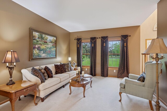 268 Saint Andrews Dr, Hudson, WI 54016 - carpeted living area featuring baseboards