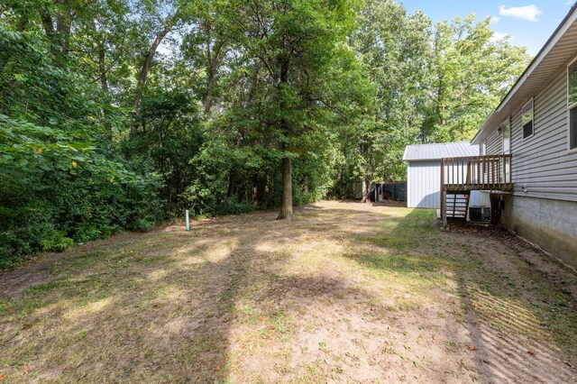 969 Dosh Rd, Fort Ripley, MN 56449 - view of yard featuring a deck