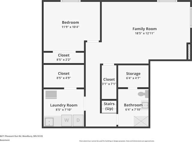 8671 Pheasant Run Rd, Woodbury, MN 55125 - property floor plan