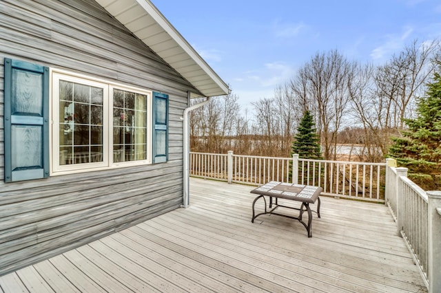 view of deck