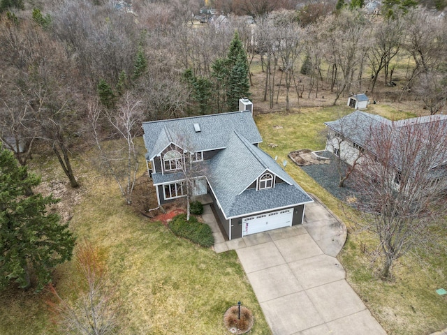 aerial view