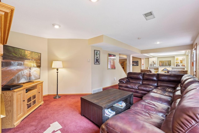 515 Greaton Rd, New Richmond, WI 54017 - carpeted living area with baseboards