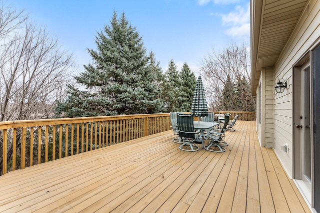 13162 Glenhaven Ave, Apple Valley, MN 55124 - deck featuring outdoor dining space