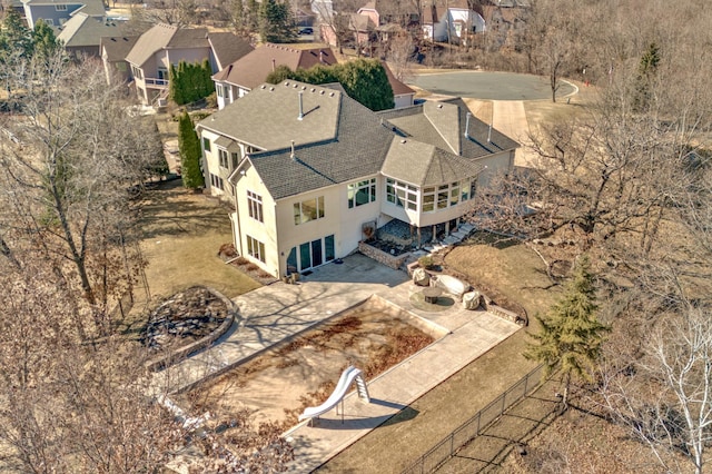 view of subject property