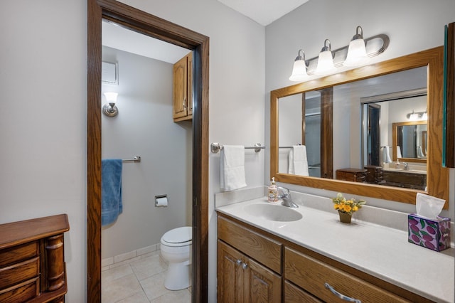 4710 58th Ave N Unit 219, Crystal, MN 55429 - bathroom featuring vanity and tile patterned floors