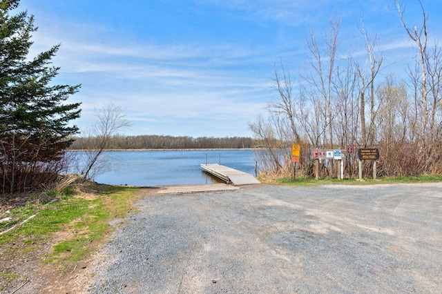 4991 337th Ave NE, Cambridge, MN 55008 - dock area featuring a boat ramp and a water view