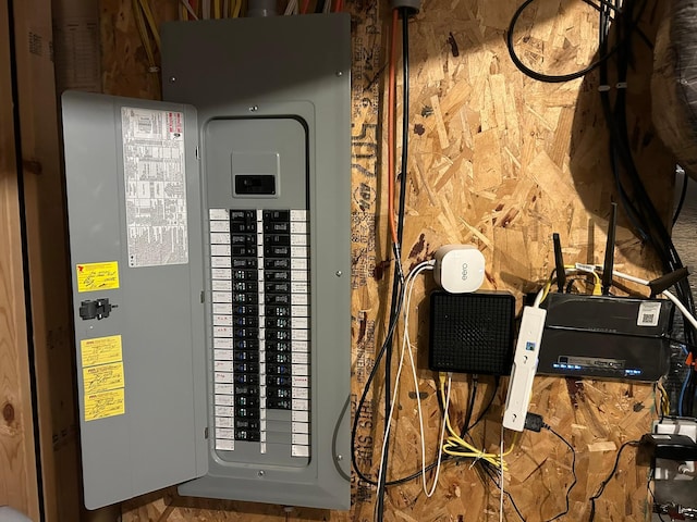 utilities with electric panel