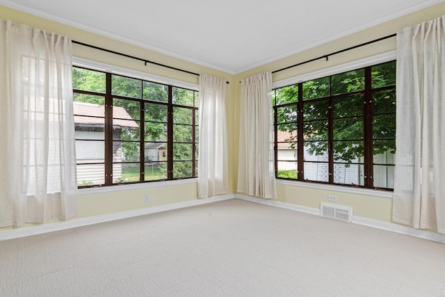 5319 38th Ave S, Minneapolis, MN 55417 - carpeted spare room featuring baseboards, healthy amount of natural light, and ornamental molding