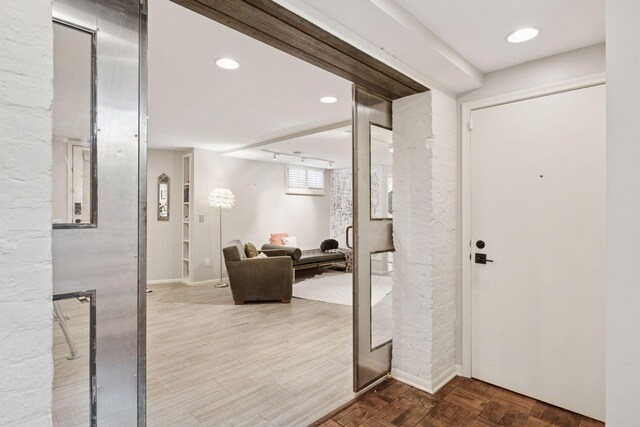 1801 Fremont Ave S Unit 101, Minneapolis, MN 55403 - foyer featuring baseboards and recessed lighting