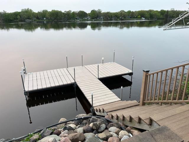 3202 Riviera Rd, Sartell, MN 56377 - dock area with a water view
