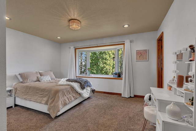 3202 Riviera Rd, Sartell, MN 56377 - bedroom with baseboards, carpet flooring, and recessed lighting
