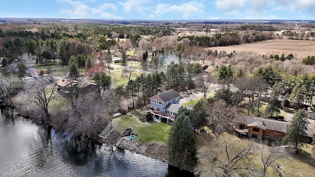 3202 Riviera Rd, Sartell, MN 56377 - bird's eye view with a water view