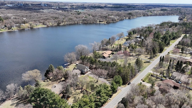 3202 Riviera Rd, Sartell, MN 56377 - aerial view with a water view