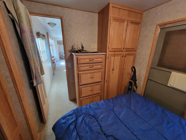 bedroom with carpet floors
