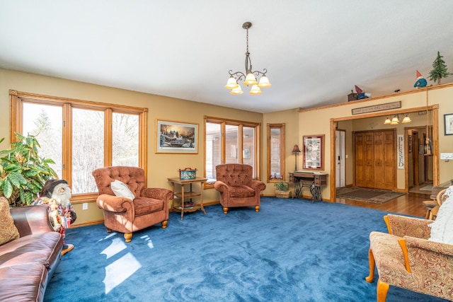 27192 237th Ave SW, Crookston Twp, MN 56716 - living room with a chandelier