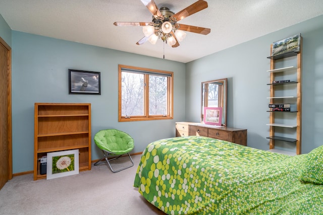 27192 237th Ave SW, Crookston Twp, MN 56716 - carpeted bedroom featuring baseboards and ceiling fan