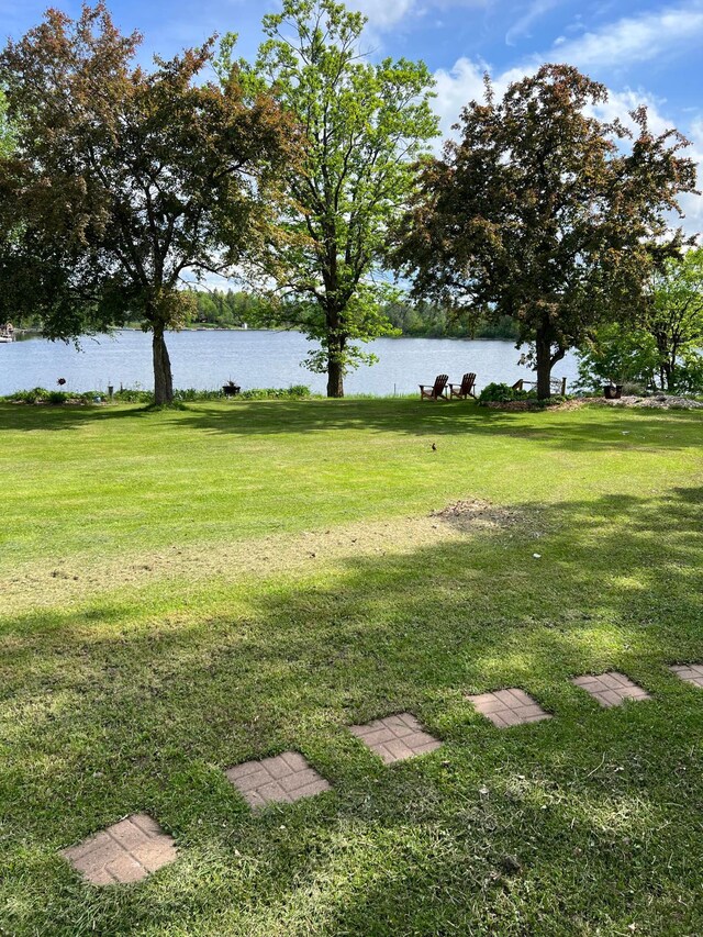 1778 Wabanica Bay Dr NW, Baudette, MN 56623 - view of yard featuring a water view