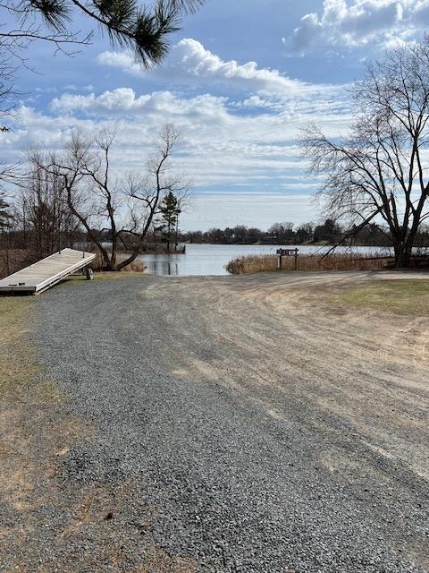575 Elins Lake Rd SE, Cambridge, MN 55008 - view of yard with a water view