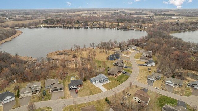 575 Elins Lake Rd SE, Cambridge, MN 55008 - view of property location featuring a large body of water and nearby suburban area