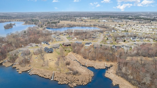 575 Elins Lake Rd SE, Cambridge, MN 55008 - view of property location with a nearby body of water and nearby suburban area
