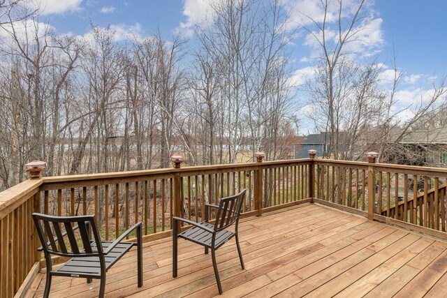 575 Elins Lake Rd SE, Cambridge, MN 55008 - view of wooden deck