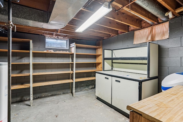 view of basement