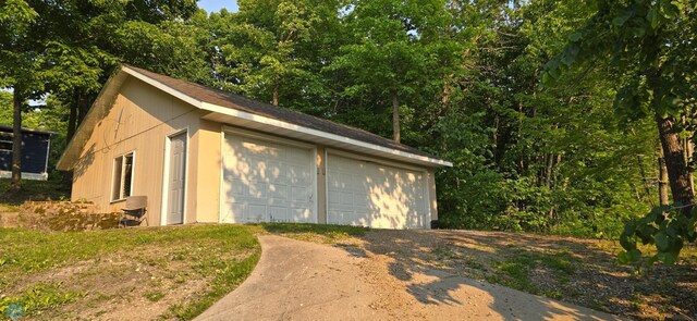 44629 Bear Trl, Lida Twp, MN 56572 - view of detached garage