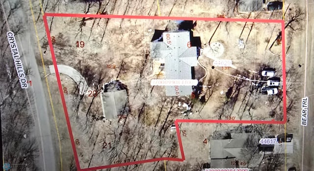 44629 Bear Trl, Lida Twp, MN 56572 - map of property location featuring property parcel outlined