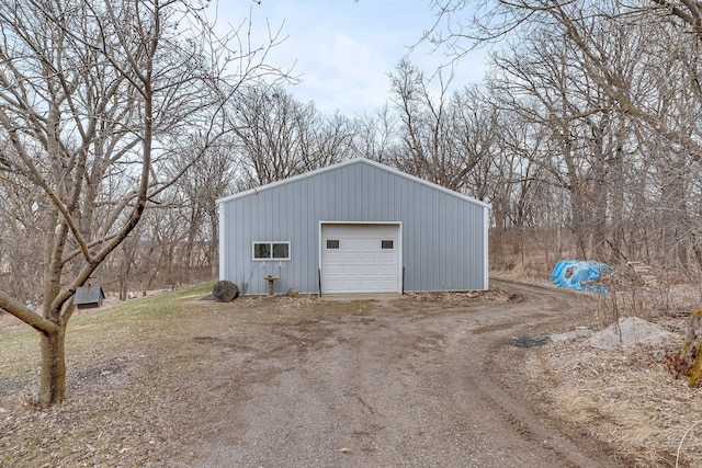 12114 260th St, Saint Cloud, MN 56301 - detached garage featuring driveway