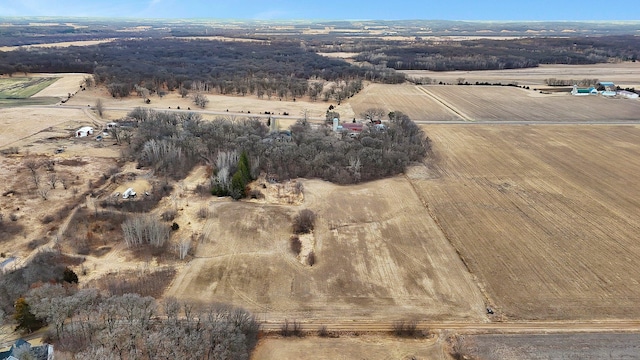 12114 260th St, Saint Cloud, MN 56301 - aerial overview of property's location with rural landscape