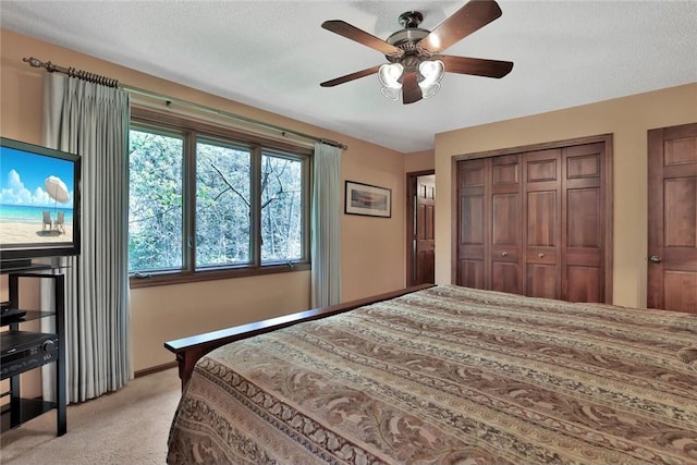 1317 Waterford Rd, Woodbury, MN 55125 - bedroom featuring light colored carpet, baseboards, and ceiling fan
